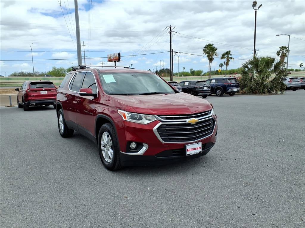 Used 2019 Chevrolet Traverse 3LT with VIN 1GNERHKW6KJ199264 for sale in San Benito, TX