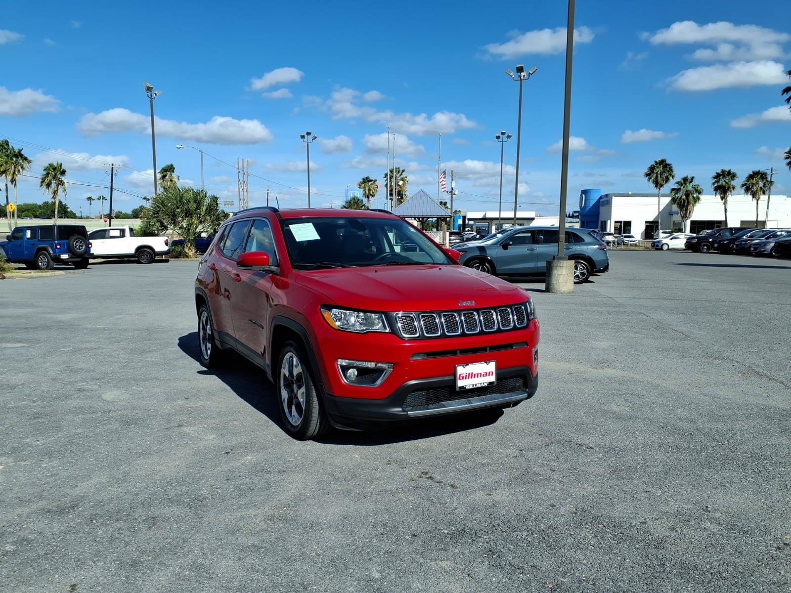 Used 2019 Jeep Compass Limited with VIN 3C4NJCCB5KT662776 for sale in San Benito, TX