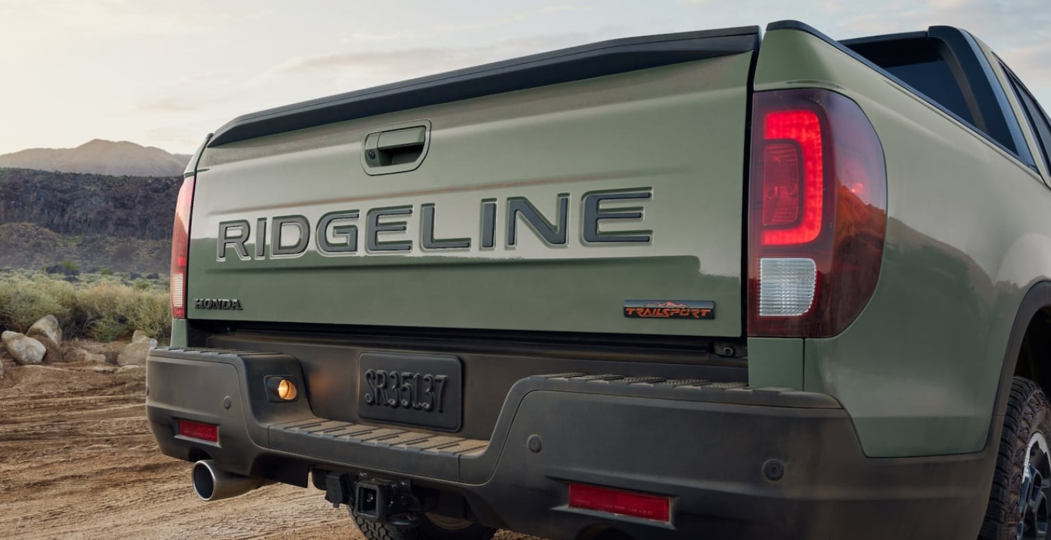 2026 Honda Ridgeline TrailSport Rear Logo