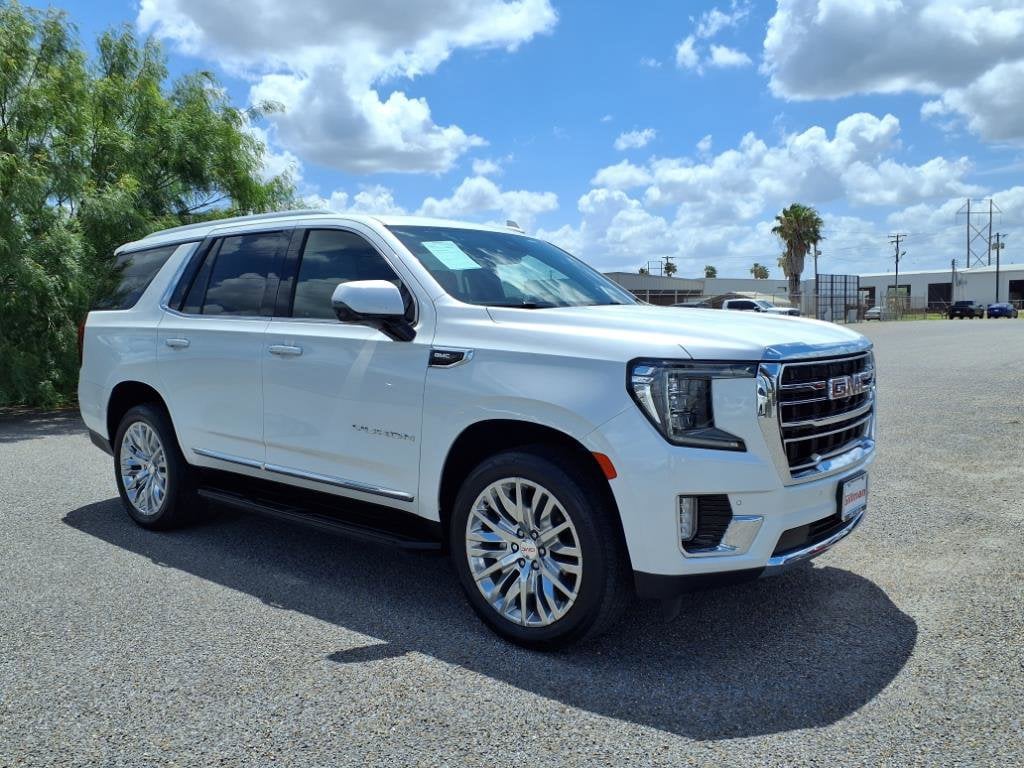 Used 2023 GMC Yukon SLT with VIN 1GKS1BKD2PR332453 for sale in San Benito, TX