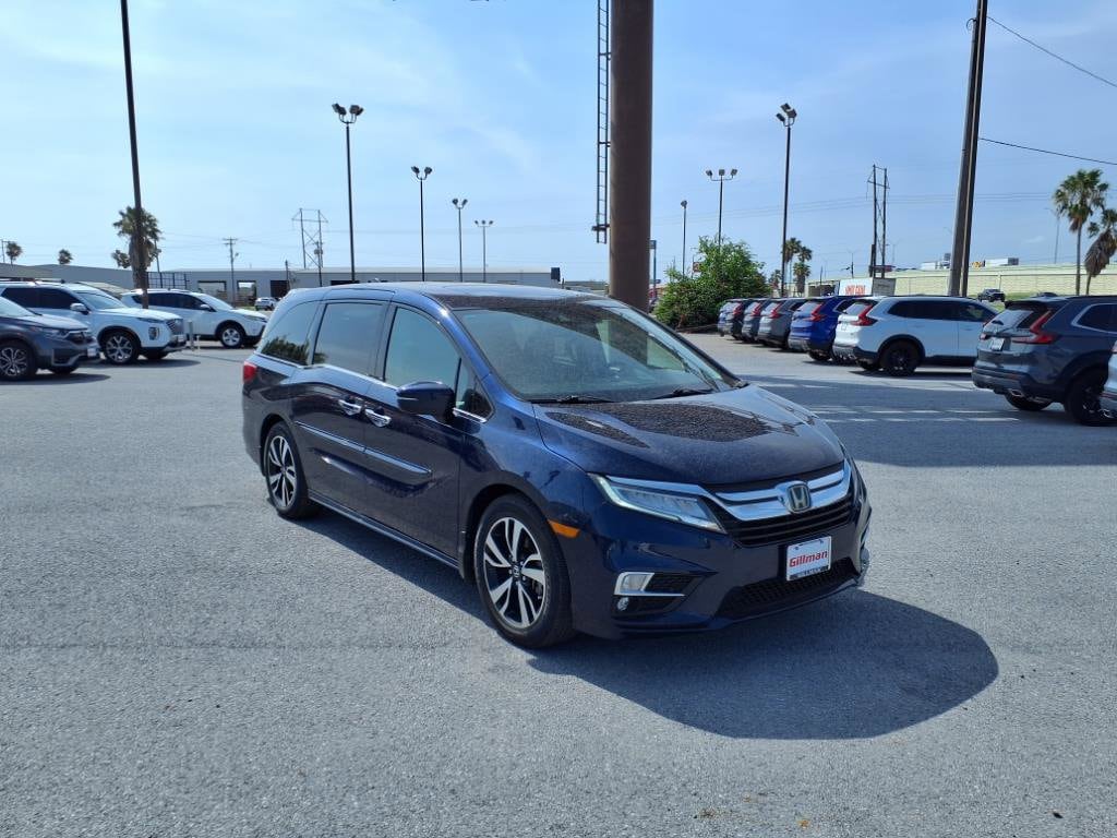 Used 2018 Honda Odyssey Elite with VIN 5FNRL6H90JB002483 for sale in San Benito, TX