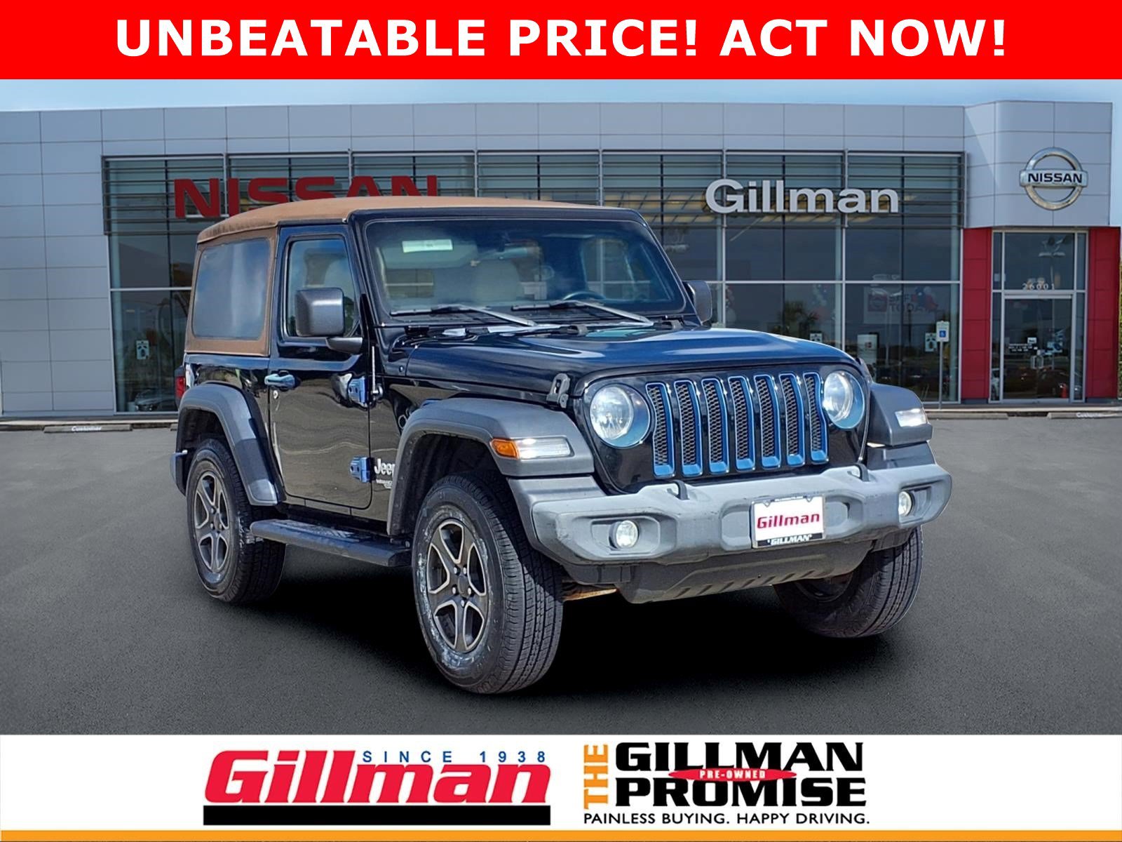 Used 2019 Jeep Wrangler Sport S