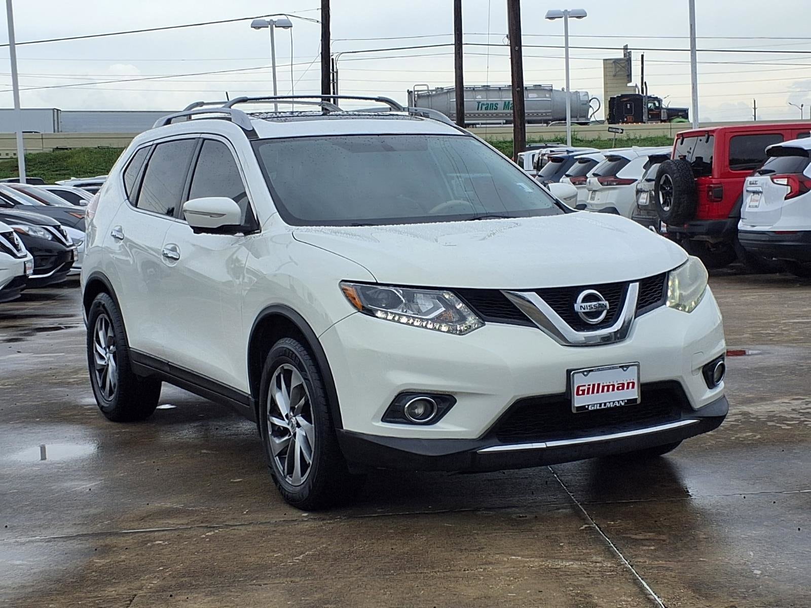 Used 2014 Nissan Rogue SL with VIN 5N1AT2MT3EC857314 for sale in Rosenberg, TX