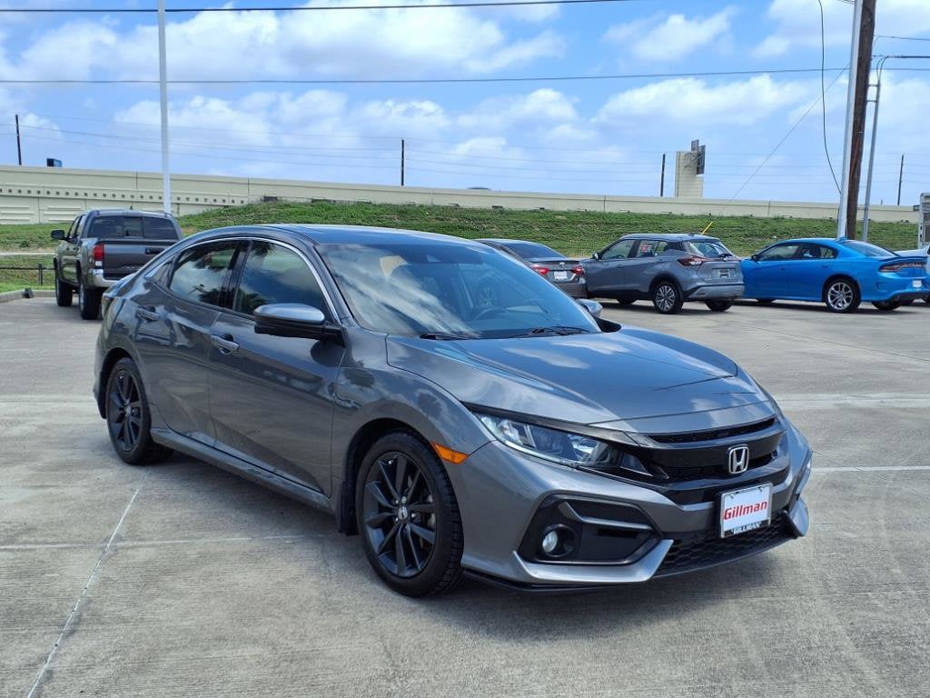 Used 2020 Honda Civic Hatchback EX with VIN SHHFK7H62LU206284 for sale in Rosenberg, TX