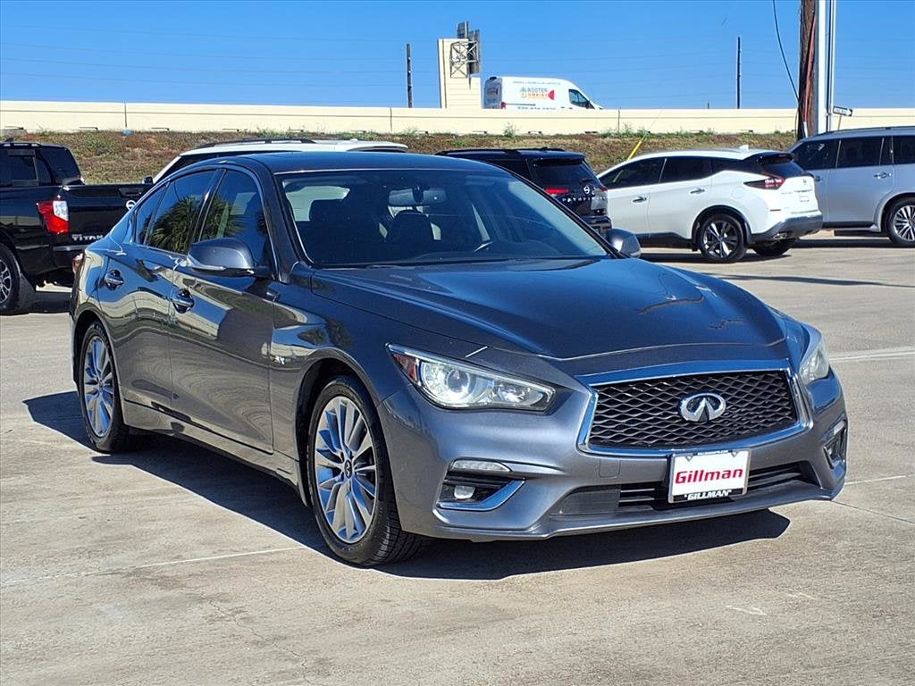 Used 2019 INFINITI Q50 LUXE with VIN JN1EV7AP7KM514356 for sale in Rosenberg, TX