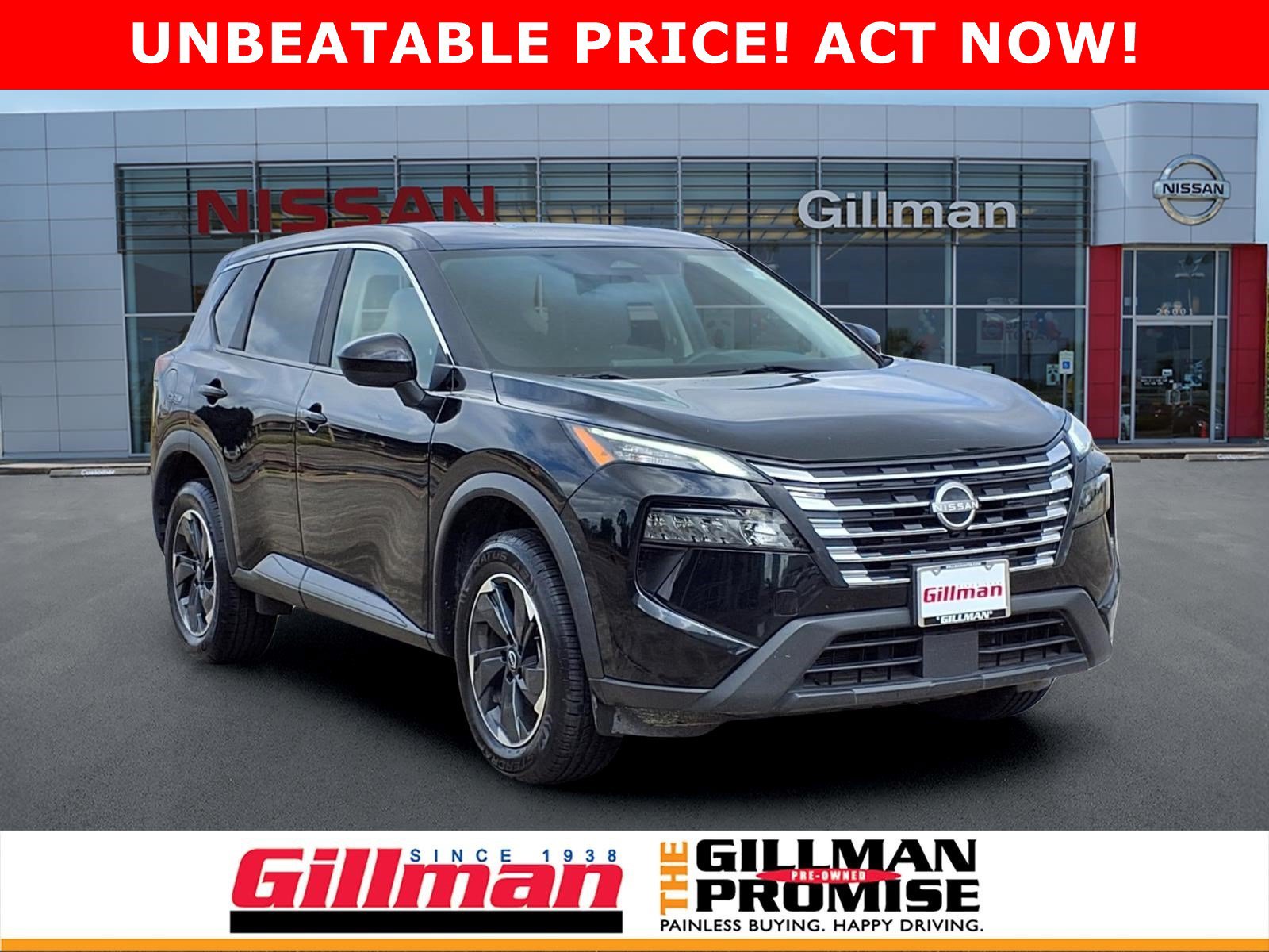 Used 2024 Nissan Rogue SV with VIN 5N1BT3BB3RC748104 for sale in Rosenberg, TX