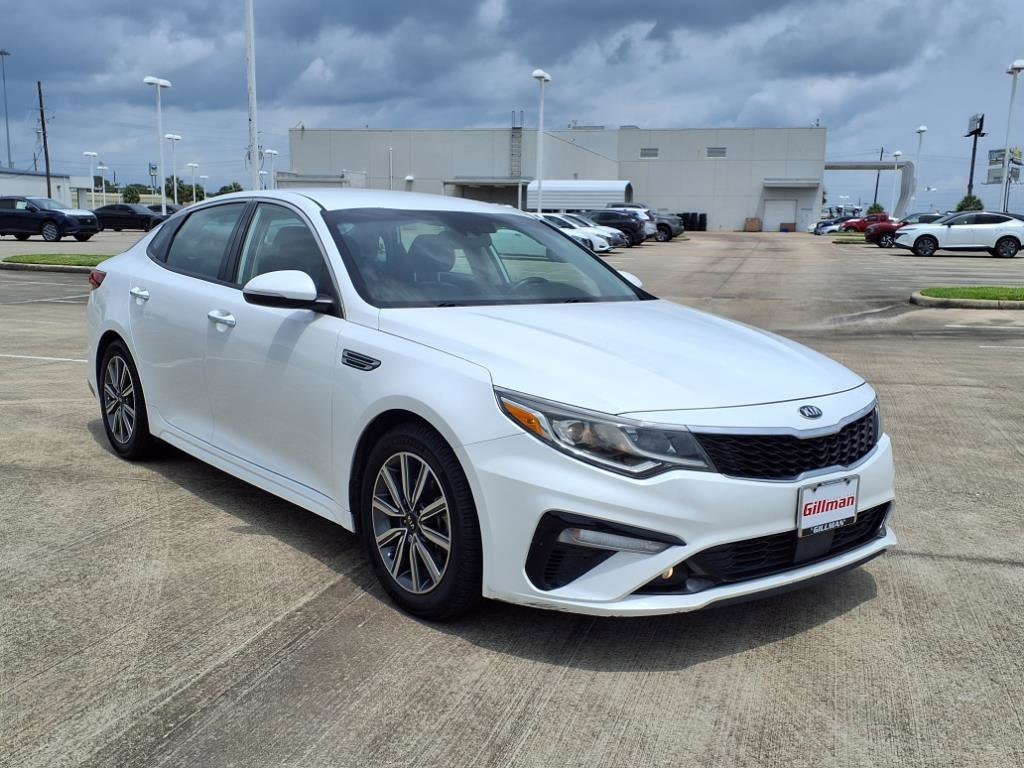 Used 2019 Kia Optima EX with VIN 5XXGU4L11KG287350 for sale in Rosenberg, TX