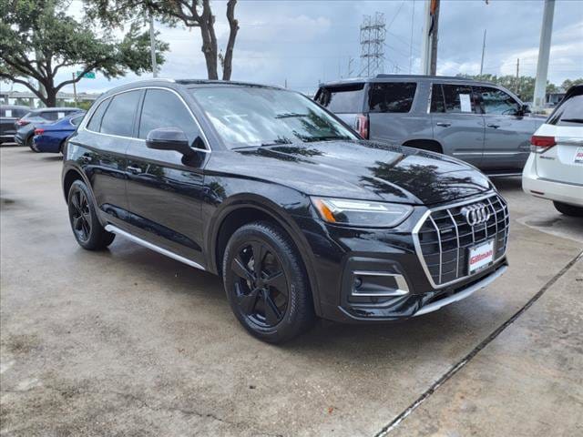 Used 2022 Audi Q5 Premium Plus with VIN WA1BBAFYXN2130265 for sale in Houston, TX