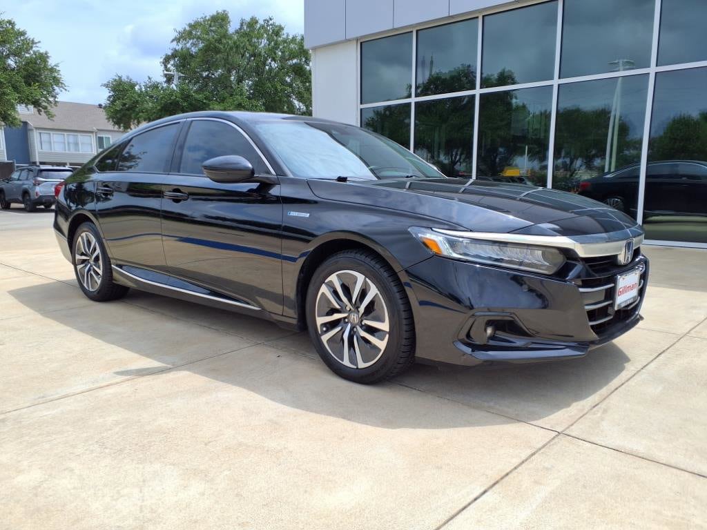 Used 2022 Honda Accord Hybrid EX-L with VIN 1HGCV3F51NA019419 for sale in Houston, TX