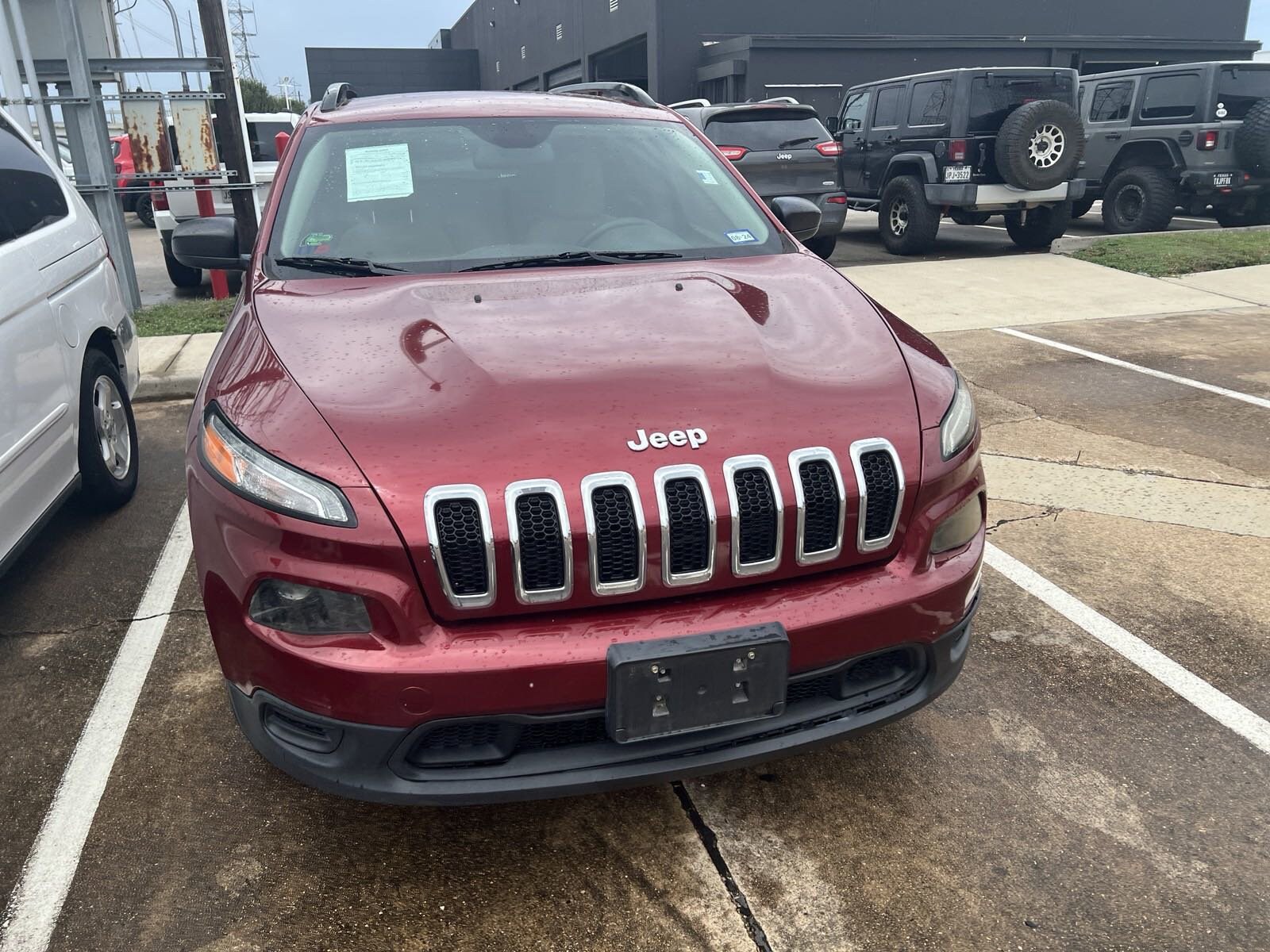 Used 2017 Jeep Cherokee Sport with VIN 1C4PJLAS0HW593512 for sale in Houston, TX