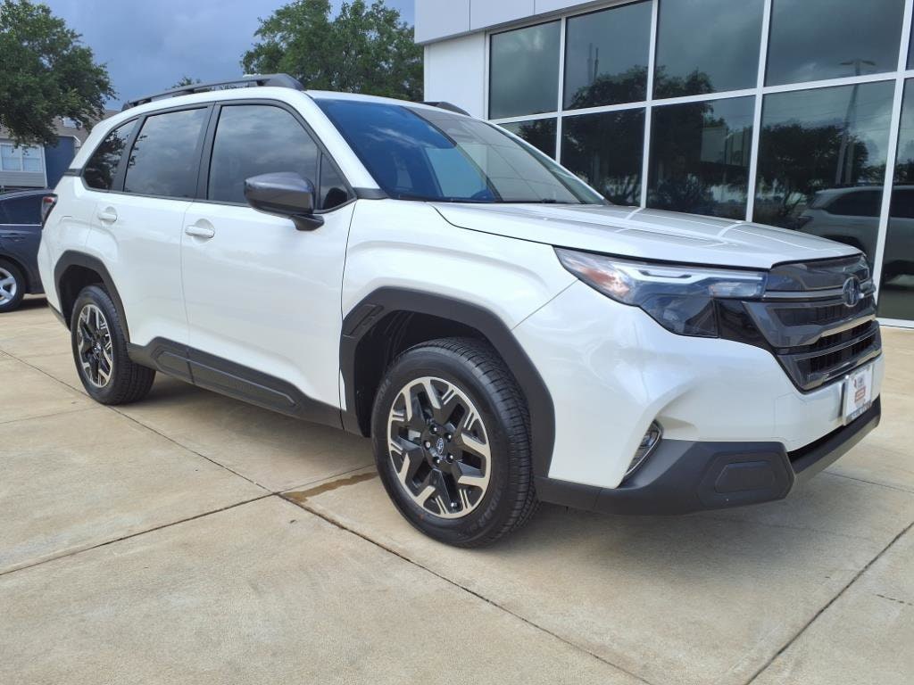 Certified 2025 Subaru Forester Premium with VIN JF2SLDDC5SH530773 for sale in Houston, TX
