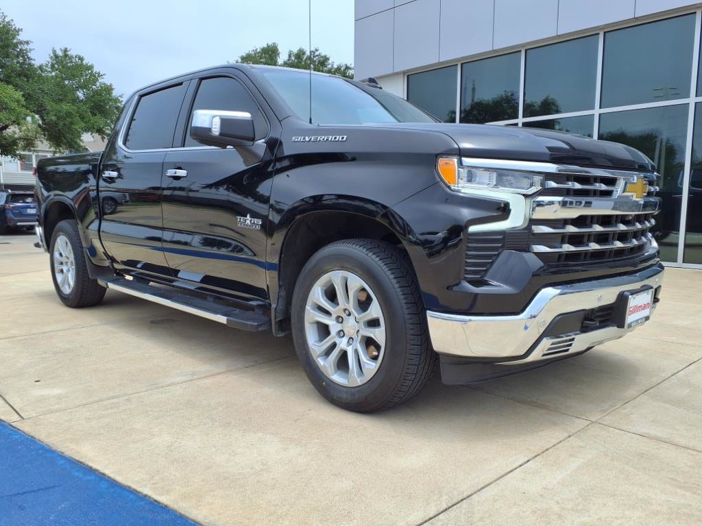 Used 2022 Chevrolet Silverado 1500 LTZ with VIN 1GCPAEED8NZ603074 for sale in Houston, TX