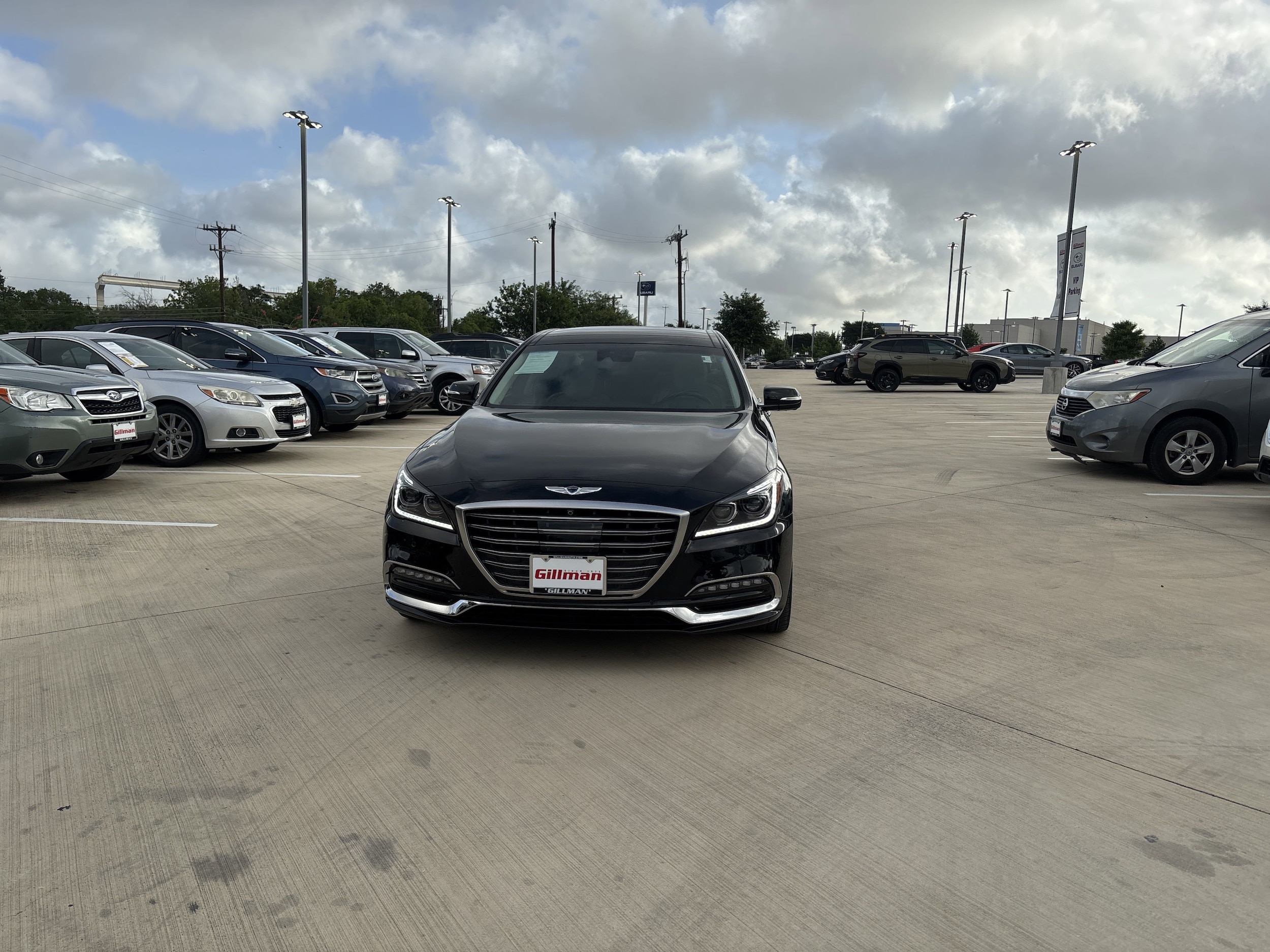 Used 2018 GENESIS G80 Ultimate with VIN KMHGN4JF1JU241064 for sale in Selma, TX