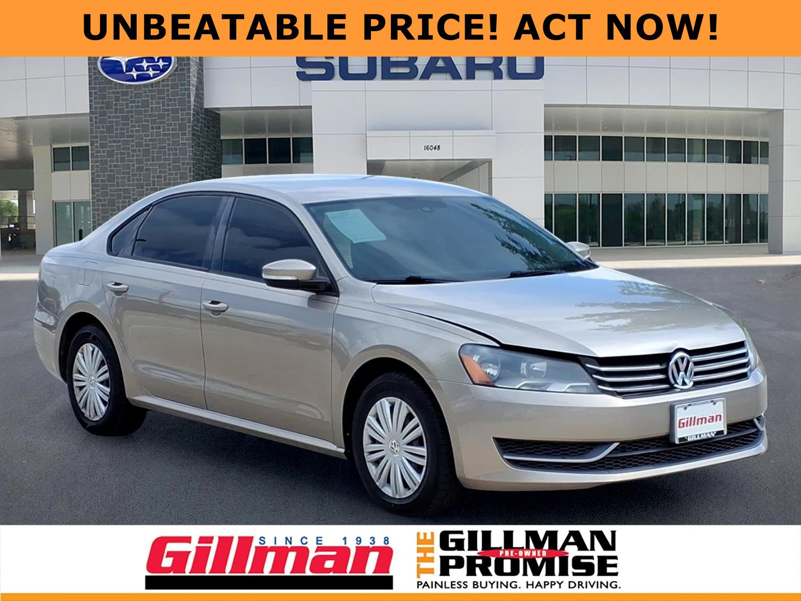 Used 2015 Volkswagen Passat S with VIN 1VWAS7A3XFC089001 for sale in Selma, TX