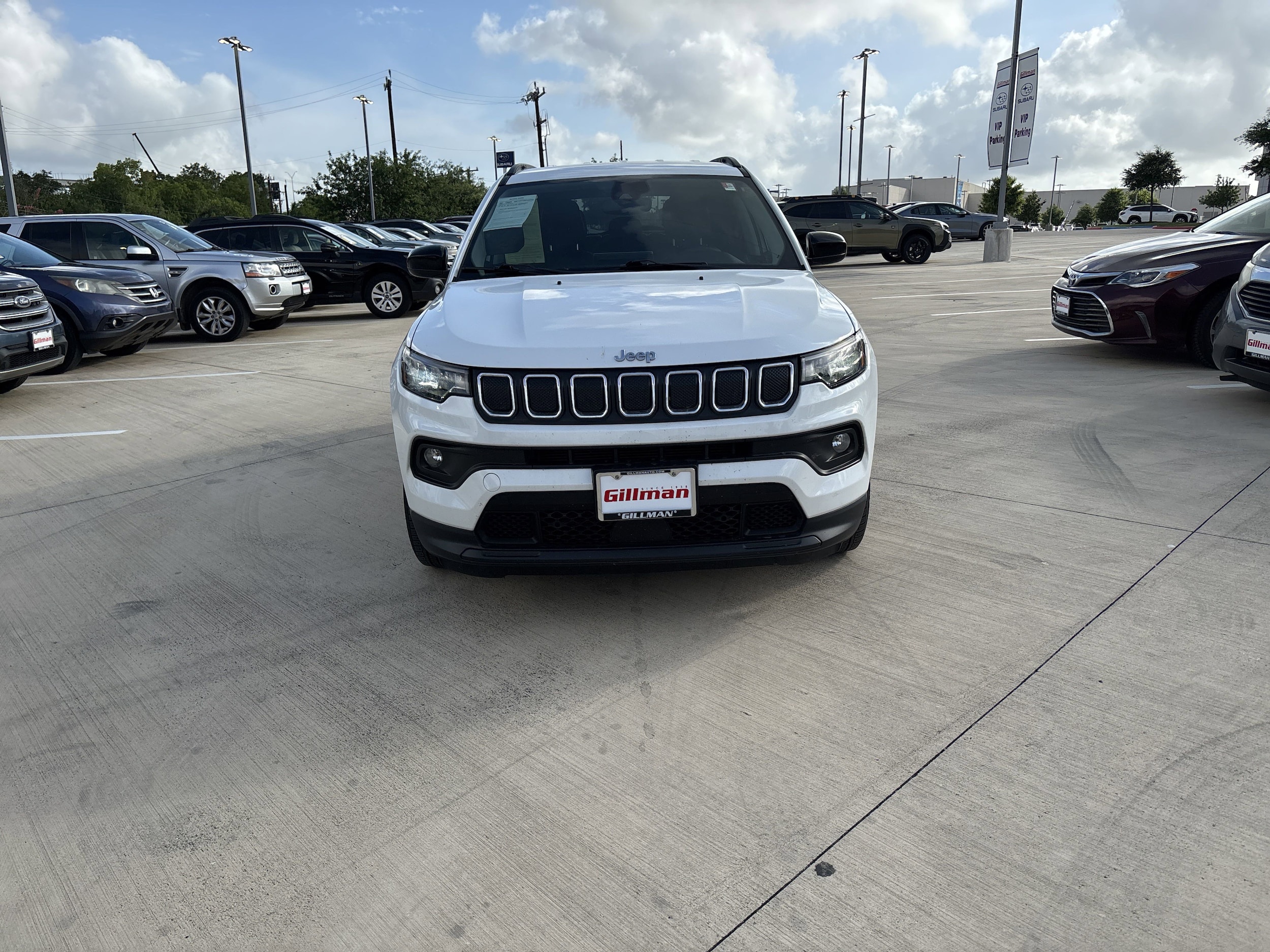 Used 2022 Jeep Compass Latitude with VIN 3C4NJCBB4NT205348 for sale in Selma, TX