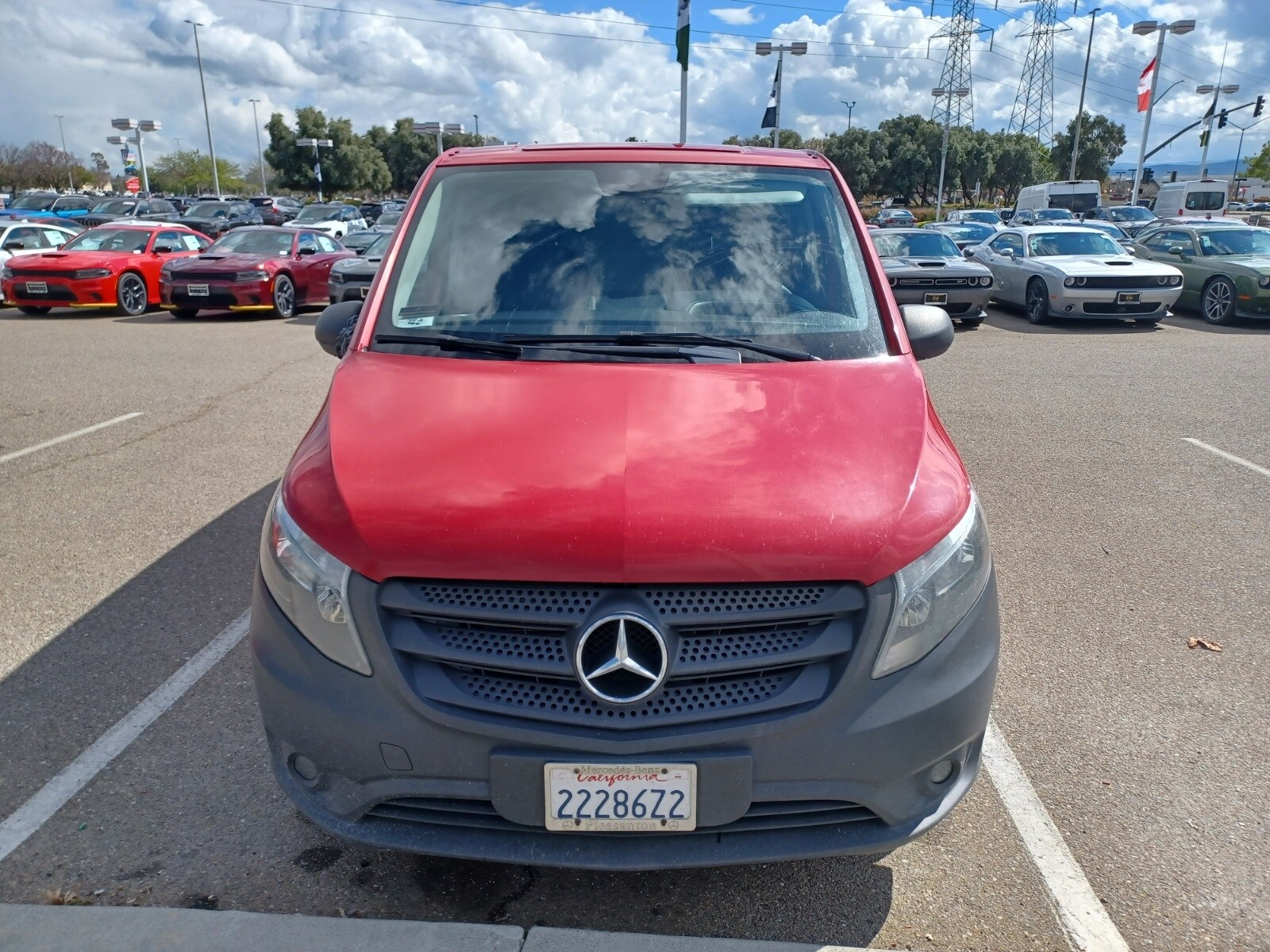 Used 2020 Mercedes-Benz Metris Cargo Van  with VIN WD3PG2EA6L3655607 for sale in Tracy, CA