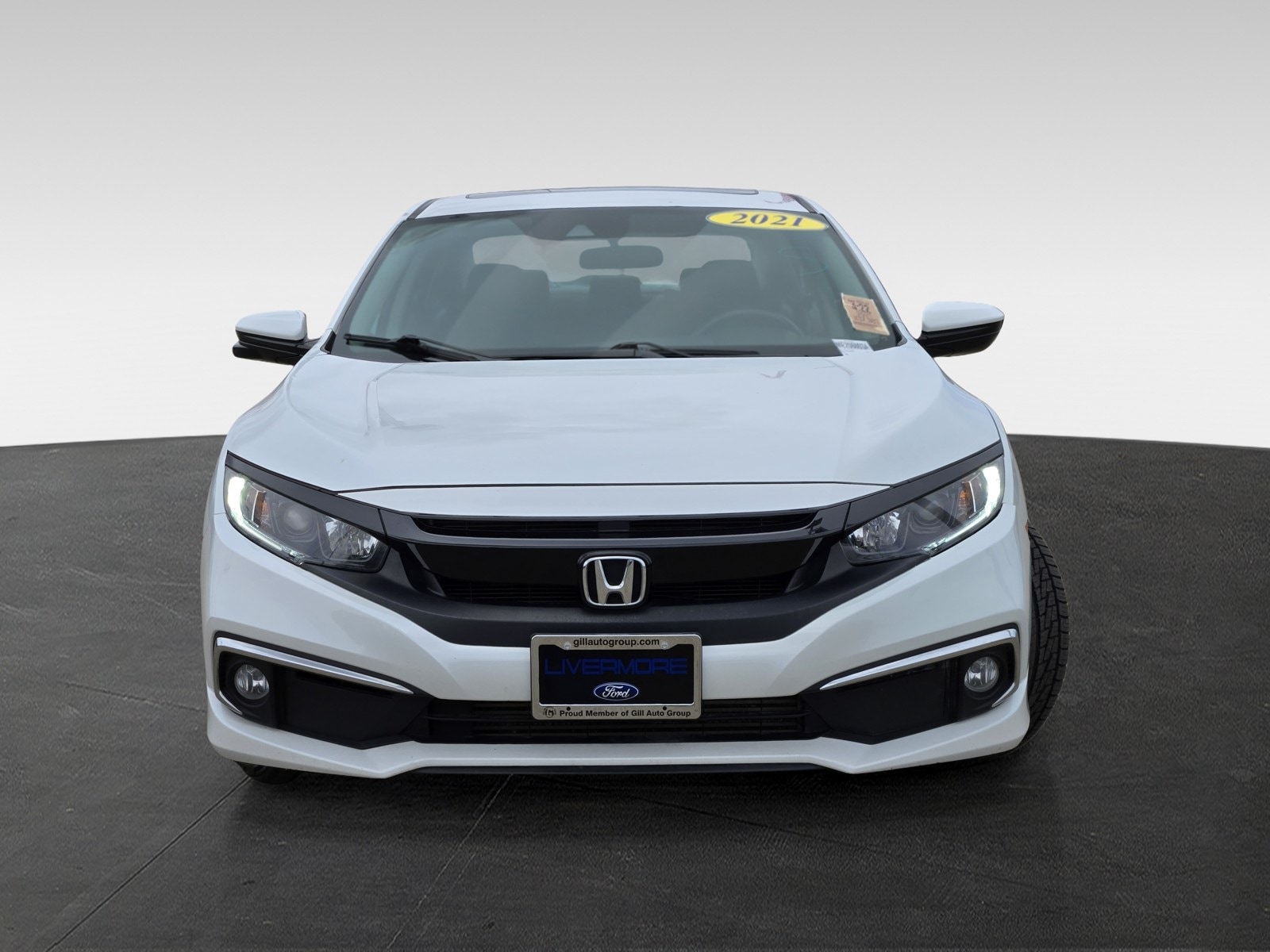 Used 2021 Honda Civic EX with VIN 19XFC1F39ME206603 for sale in Tracy, CA