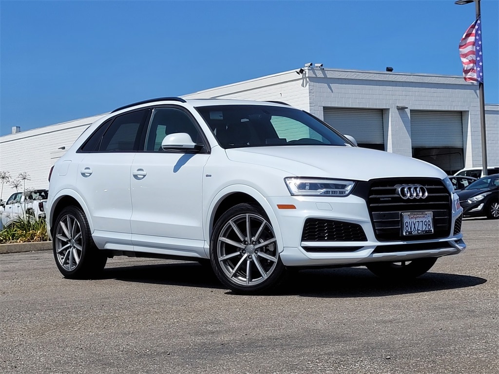 Used 2018 Audi Q3 Premium Plus with VIN WA1JCCFS4JR005991 for sale in Gilroy, CA