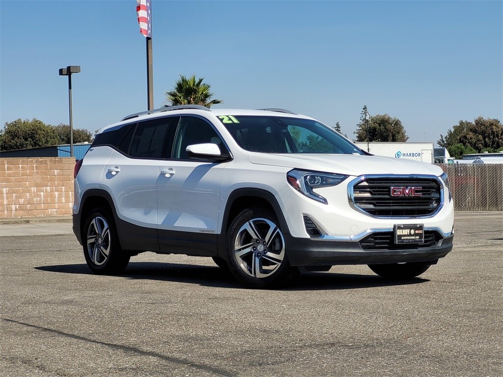 Used 2021 GMC Terrain SLT with VIN 3GKALVEV5ML302362 for sale in Gilroy, CA