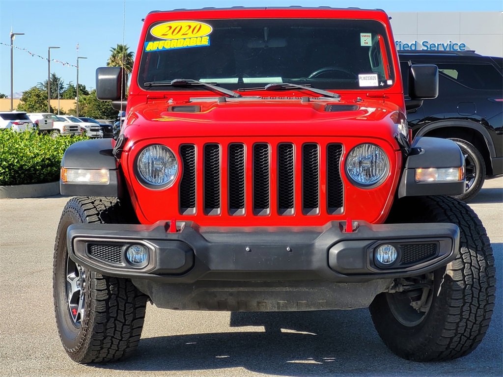 Used 2020 Jeep Wrangler Unlimited Rubicon with VIN 1C4HJXFG9LW233020 for sale in Gilroy, CA