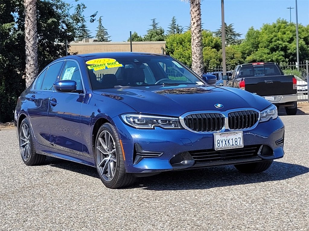 Used 2022 BMW 3 Series 330i with VIN 3MW5R1J09N8C29125 for sale in Gilroy, CA