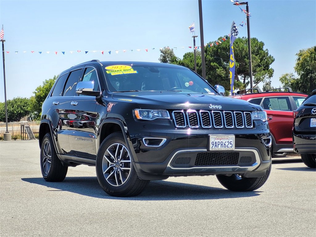 Used 2022 Jeep Grand Cherokee WK Limited with VIN 1C4RJFBGXNC120864 for sale in Gilroy, CA