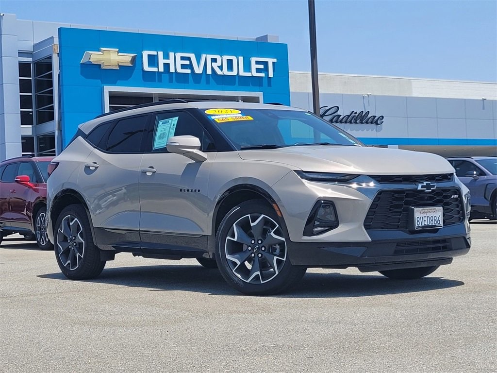 Used 2021 Chevrolet Blazer RS with VIN 3GNKBERS2MS537253 for sale in Gilroy, CA