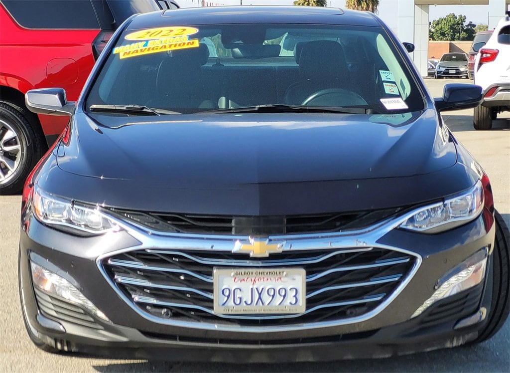 Used 2022 Chevrolet Malibu Premier with VIN 1G1ZE5SX8NF206504 for sale in Gilroy, CA