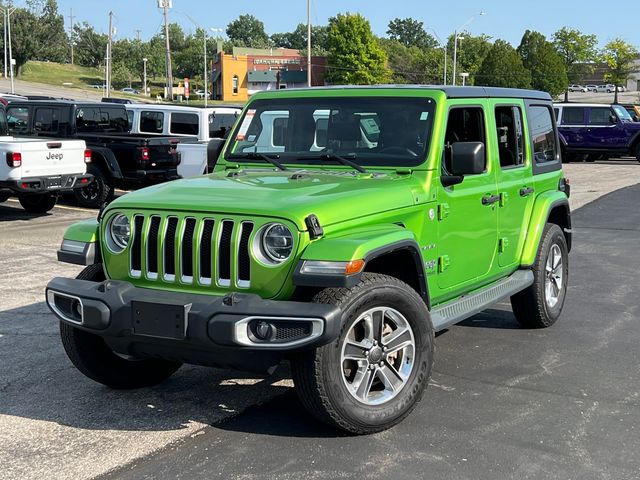 Used 2019 Jeep Wrangler Unlimited Sahara with VIN 1C4HJXEG1KW609466 for sale in Kansas City