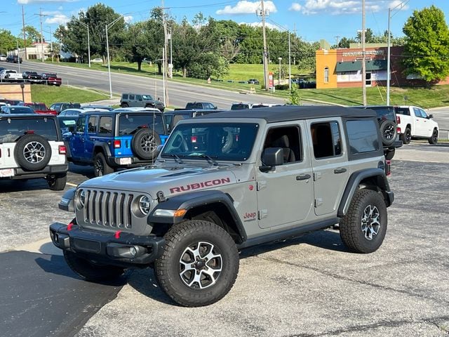 Used 2021 Jeep Wrangler Unlimited Rubicon with VIN 1C4JJXFM7MW649835 for sale in Kansas City