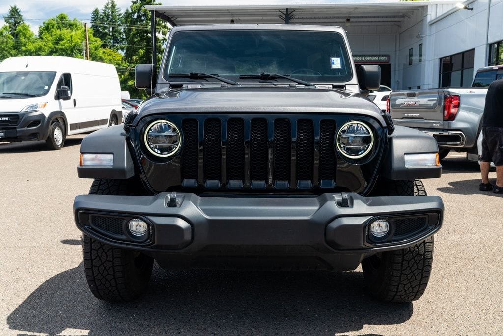Used 2022 Jeep Wrangler Unlimited Willys with VIN 1C4HJXDM8NW248538 for sale in Milwaukie, OR