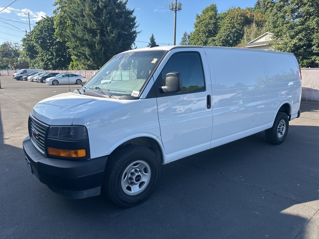 Used 2023 GMC Savana Cargo Work Van with VIN 1GTW7BFP4P1107949 for sale in Milwaukie, OR