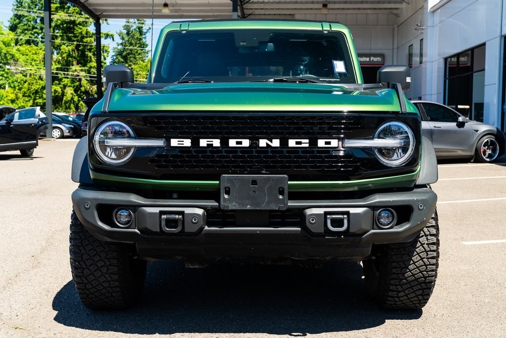 Used 2023 Ford Bronco 4-Door Wildtrak with VIN 1FMEE5DP0PLB49699 for sale in Milwaukie, OR