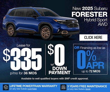Subaru PA Dealer Forester Hybrid Special Offer