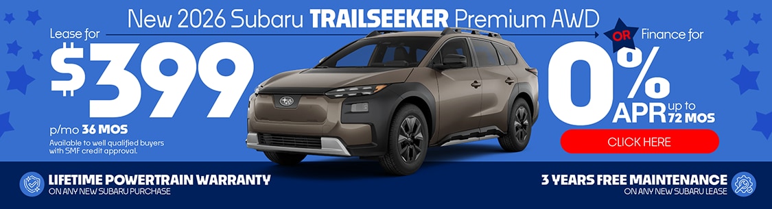 Subaru PA Dealer Trailseeker Special Offer