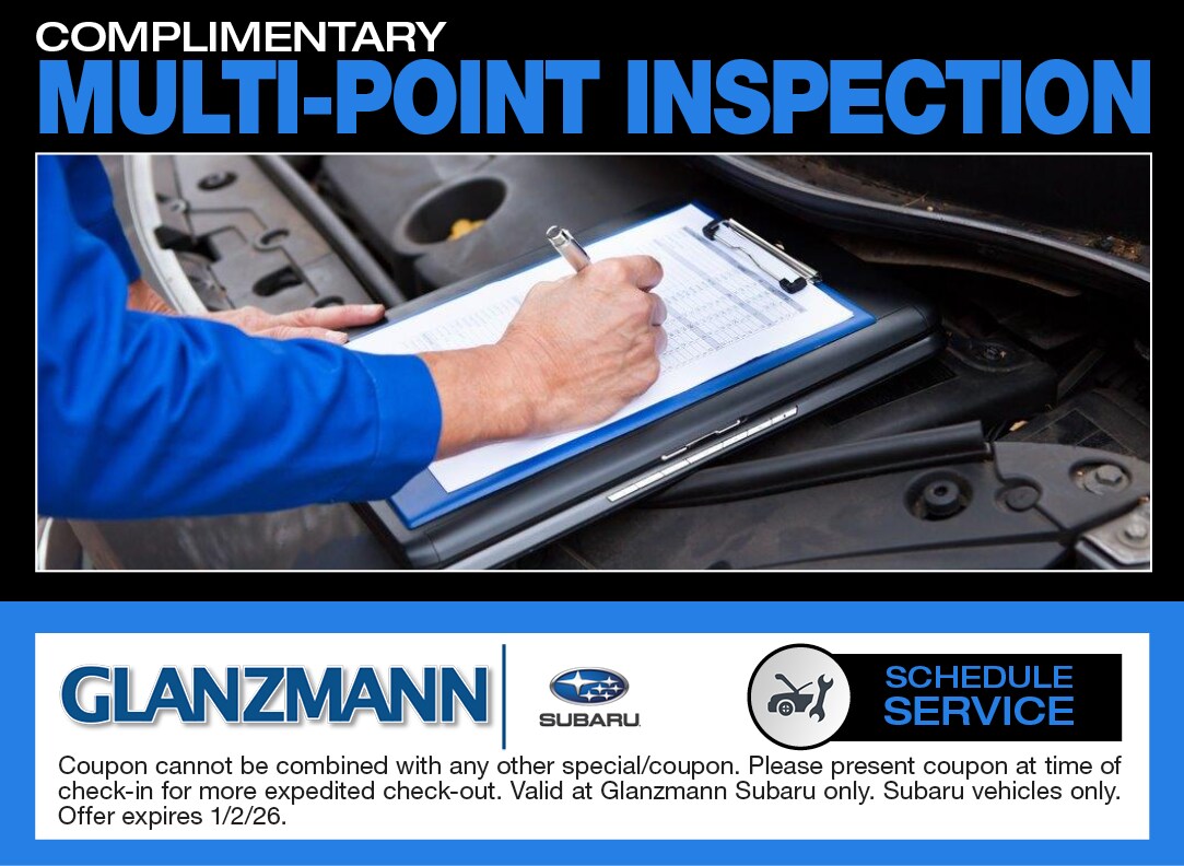 Service Special from Glanzmann Subaru