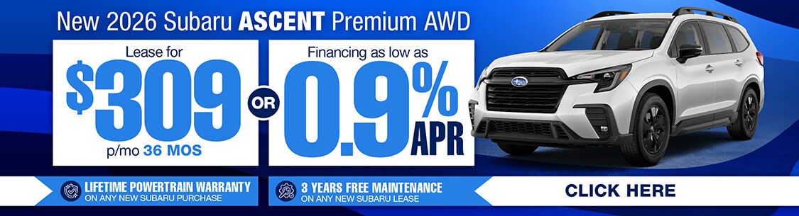 Subaru PA Dealer Ascent Special Offer