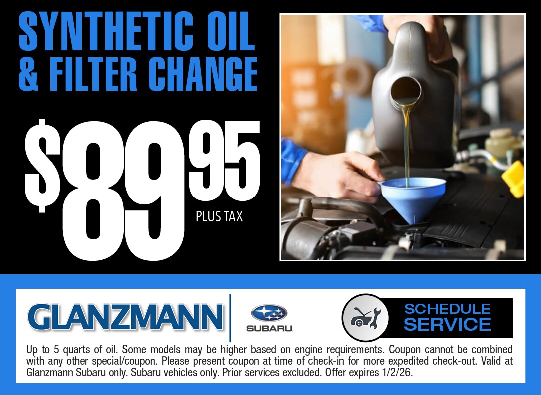 Service Special from Glanzmann Subaru