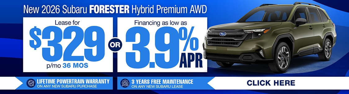 Subaru PA Dealer Forester Hybrid Special Offer