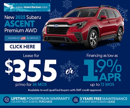 PA Subaru Dealer Ascent Special Offer