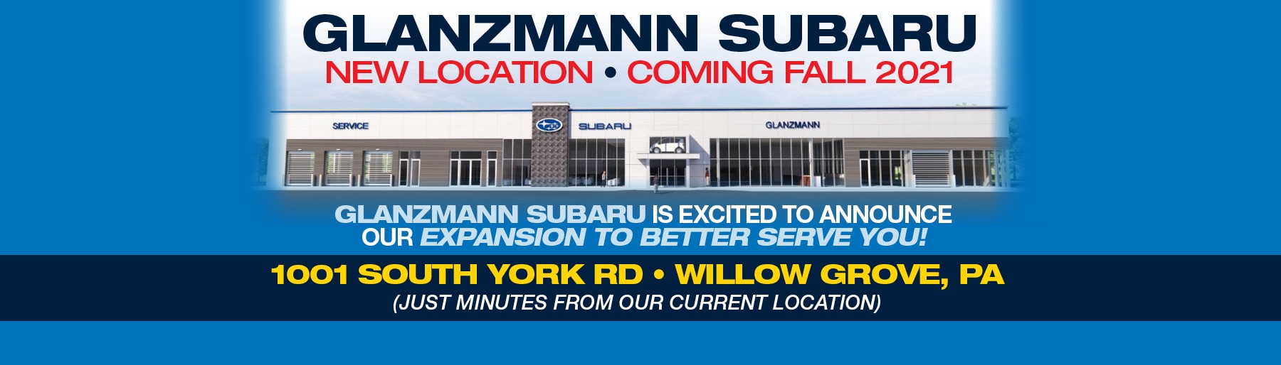 Glanzmann Subaru Subaru Dealer in Jenkintown, PA