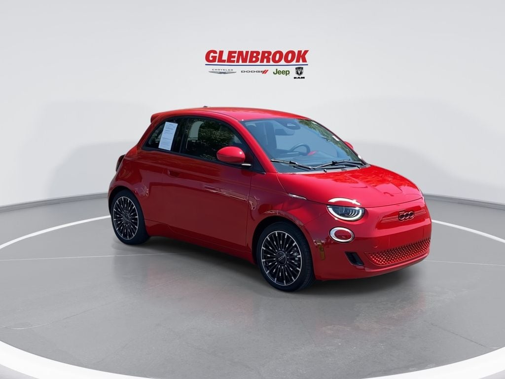 Certified 2024 FIAT 500e Base with VIN ZFAFFAA47RX204550 for sale in Fort Wayne, IN
