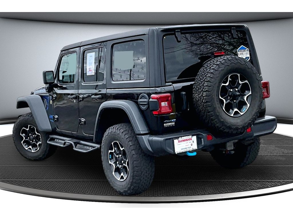 Used 2022 Jeep Wrangler Unlimited Rubicon 4XE with VIN 1C4JJXR66NW115076 for sale in Fort Wayne, IN