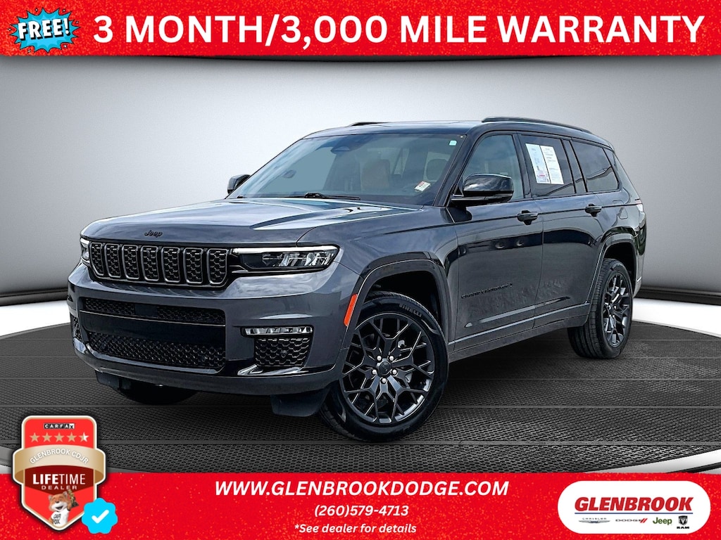 Certified 2025 Jeep Grand Cherokee L Summit Sport Utility