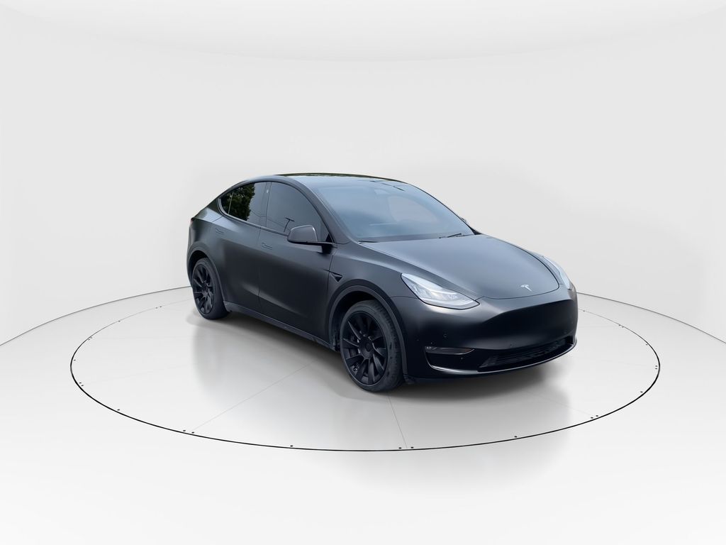 Used 2021 Tesla Model Y Long Range with VIN 5YJYGDEE2MF080547 for sale in Fort Wayne, IN