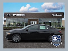 2026 Hyundai Elantra Hybrid Blue Sedan
