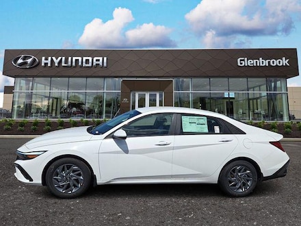 2026 Hyundai Elantra Hybrid Blue Sedan