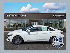 2026 Hyundai Elantra Hybrid Blue Sedan