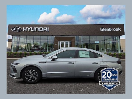 2026 Hyundai Sonata Hybrid Blue Sedan