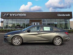 2025 Hyundai Elantra Hybrid Blue Sedan